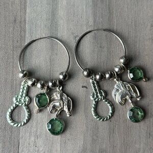 Western hoop earrings